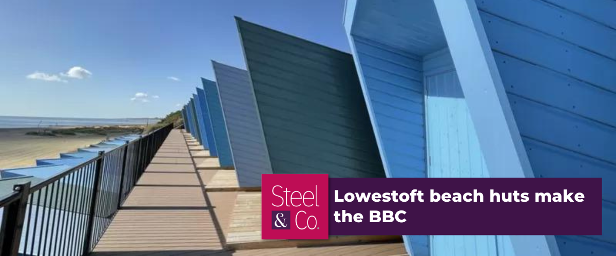 Lowestoft beach huts make the BBC