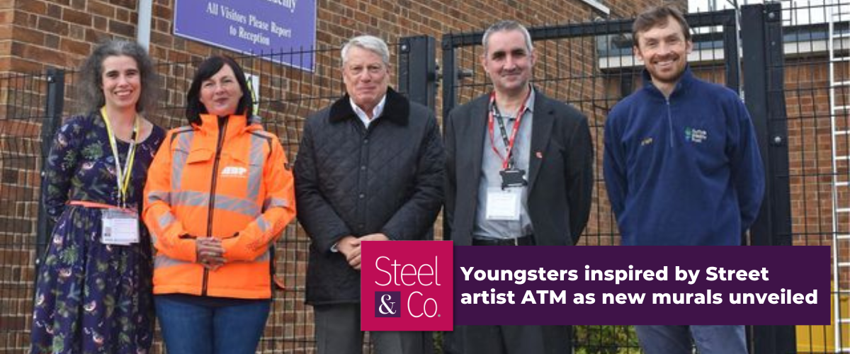 Youngsters inspired by Street artist ATM as new murals unveiled