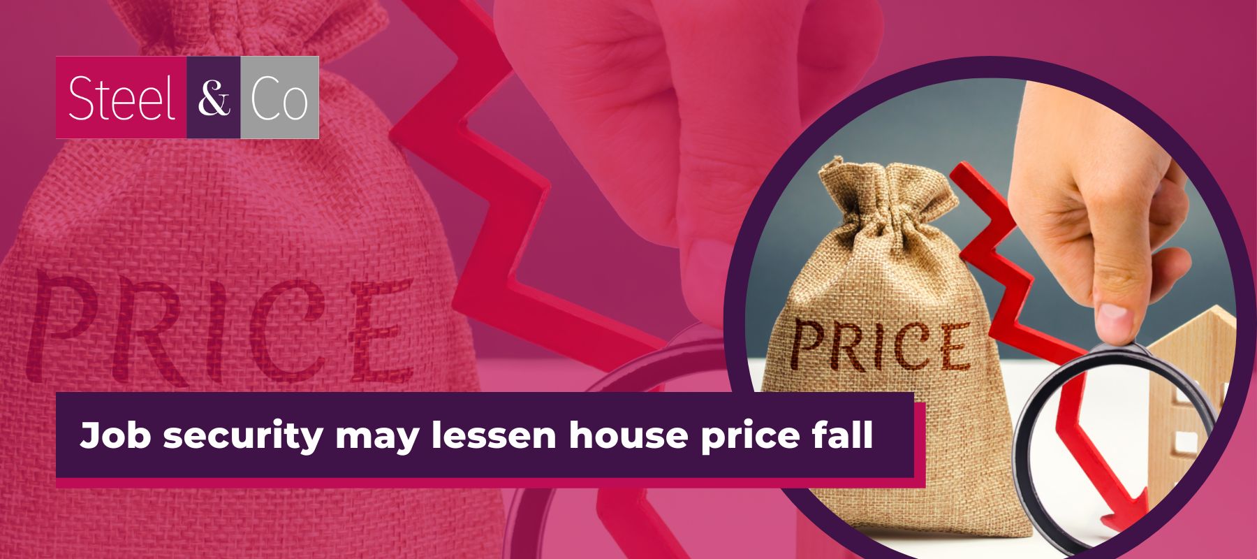 Job security may lessen house price fall.