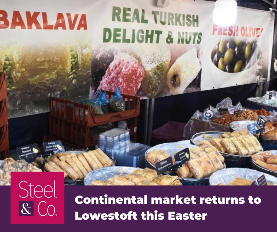 Continental market returns to Lowestoft this easter