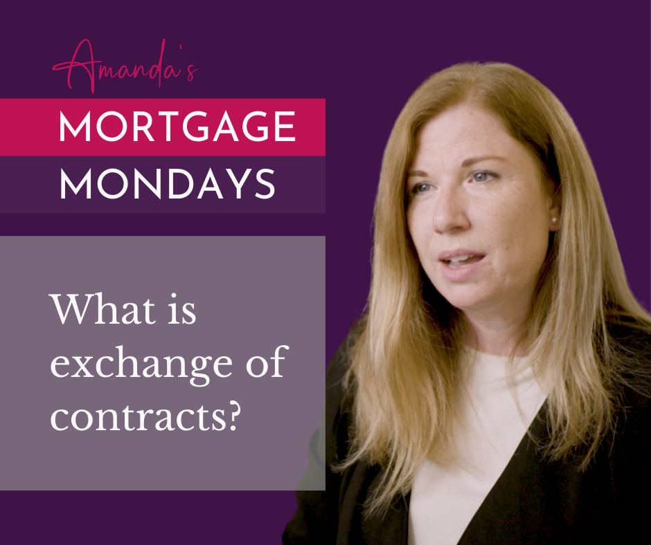 What is exchange of contracts?