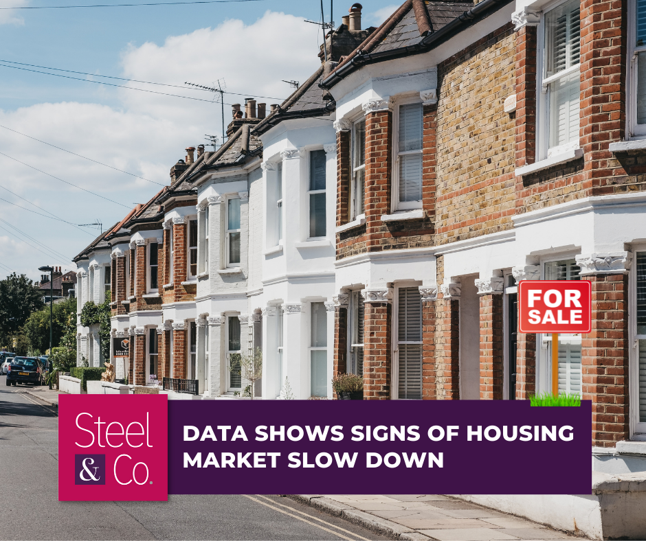 Data shows sign of housing market slow down
