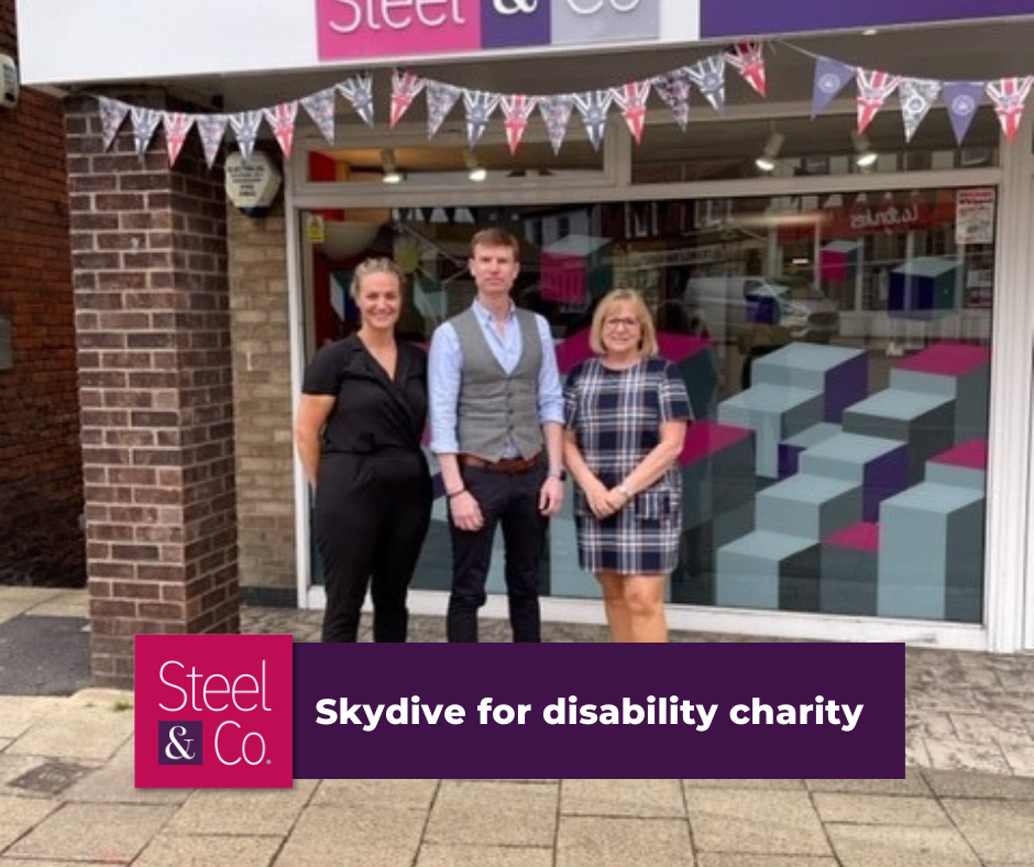 Skydive for disability charity