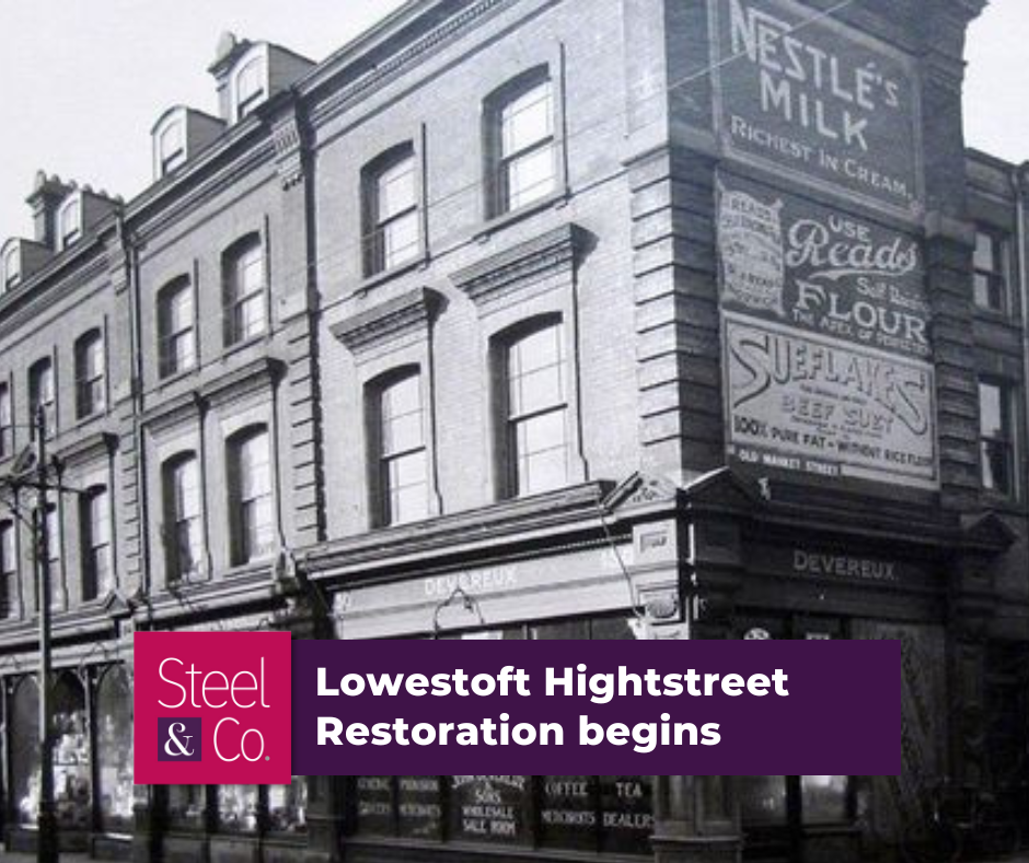 Lowestoft High Street Restoration Begins